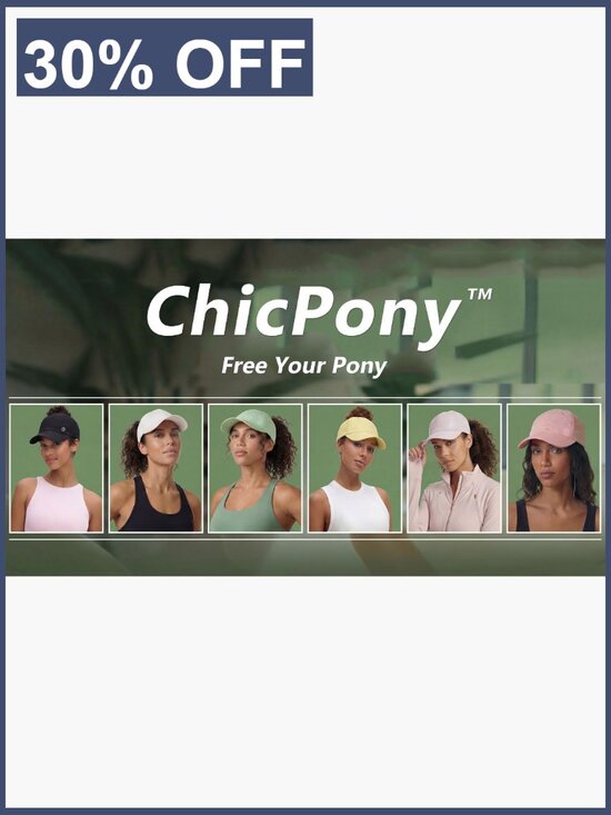 UPF 50+ High Ponytail Baseball Cap, Breathable Running Hat Cool Touch Sweatband main image 4